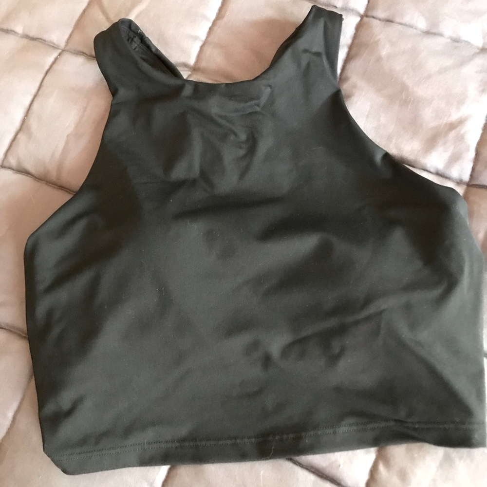 NWOT, Athleta conscious crop bikini, small A-C